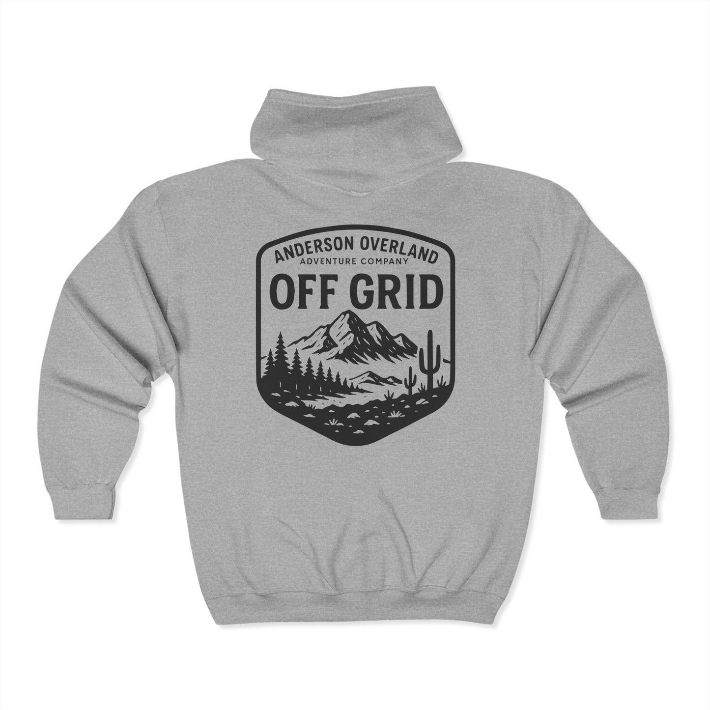 Off Grid Full Zip Hooded Sweatshirt
