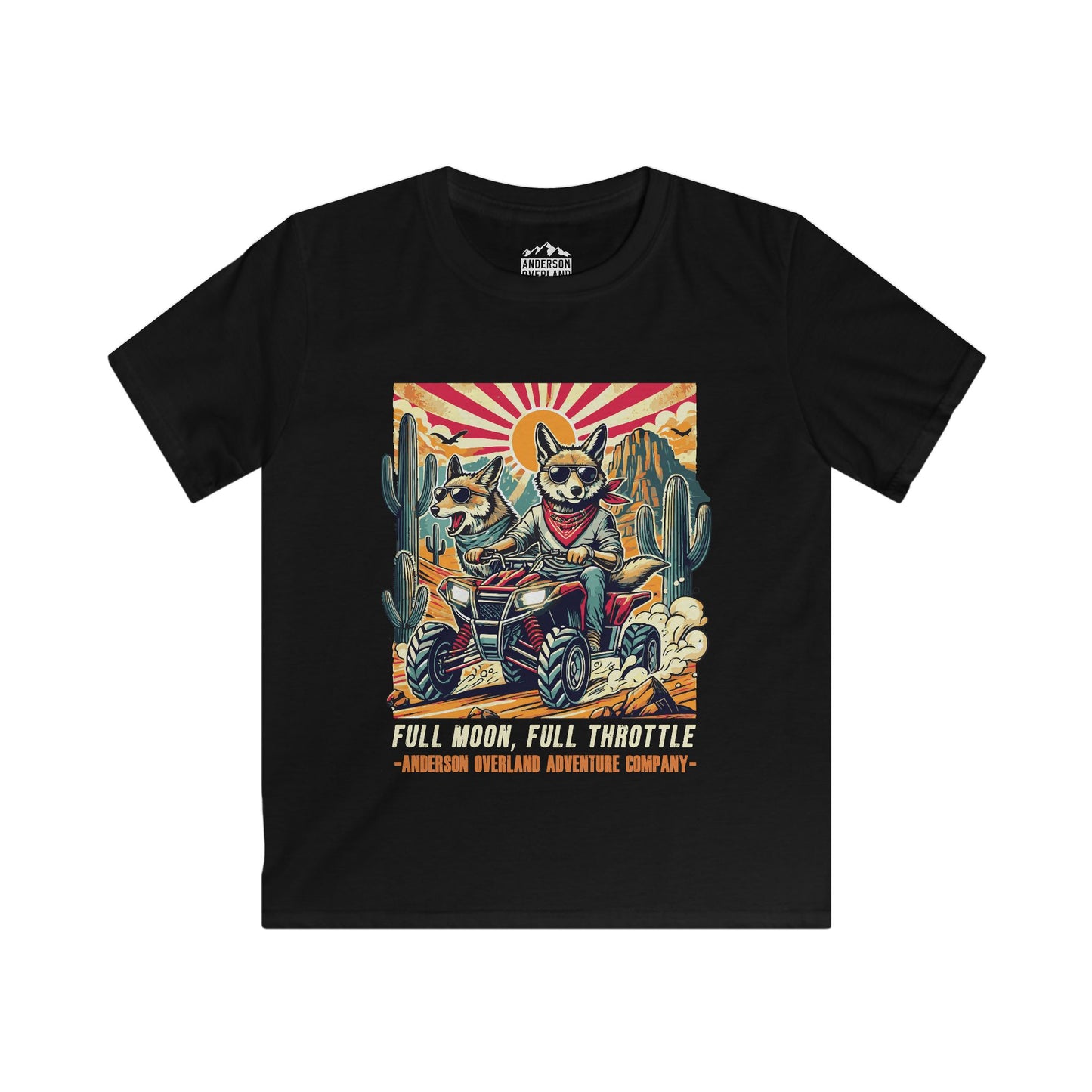 Full Moon, Full Throttle Kids Tee